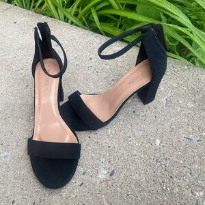 TOP Moda Women black heels sandals